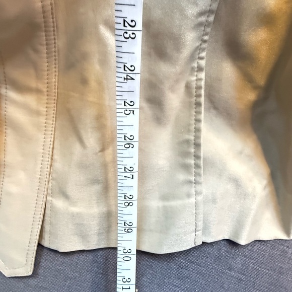 Source Unknown Beige Double-Breasted Trench Coat BNWT size Large - Picture 7 of 8